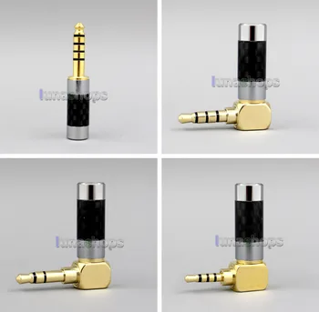 Black L Angle 3.5mm 2.5mm 4.4mm Balanced TRRS Carbon Plug adapter For Astell & Kern AK380 AK240 AK100i II AK70 LN006343
Black L Angle 3.5mm 2.5mm 4.4mm Balanced TRRS Carbon Plug adapter For Astell & Kern AK380 AK240 AK100i II AK70 LN006343