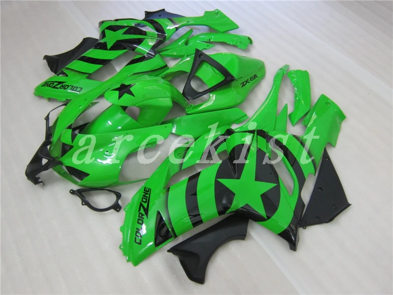 New Abs Fairings Kit Fit for kawasaki Ninja ZX6R 636 2007 2008 07 08 6R ZX-6R 600CC Bodywork set custom green black UK
New Abs Fairings Kit Fit for kawasaki Ninja ZX6R 636 2007 2008 07 08 6R ZX-6R 600CC Bodywork set custom green black UK