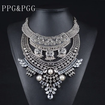 Indian Vintage Chunky Statement Choker Necklace Women Luxury Crystal Large Collr Choker Necklace Maxi Big Bib Necklace Jewelry
Indian Vintage Chunky Statement Choker Necklace Women Luxury Crystal Large Collr Choker Necklace Maxi Big Bib Necklace Jewelry