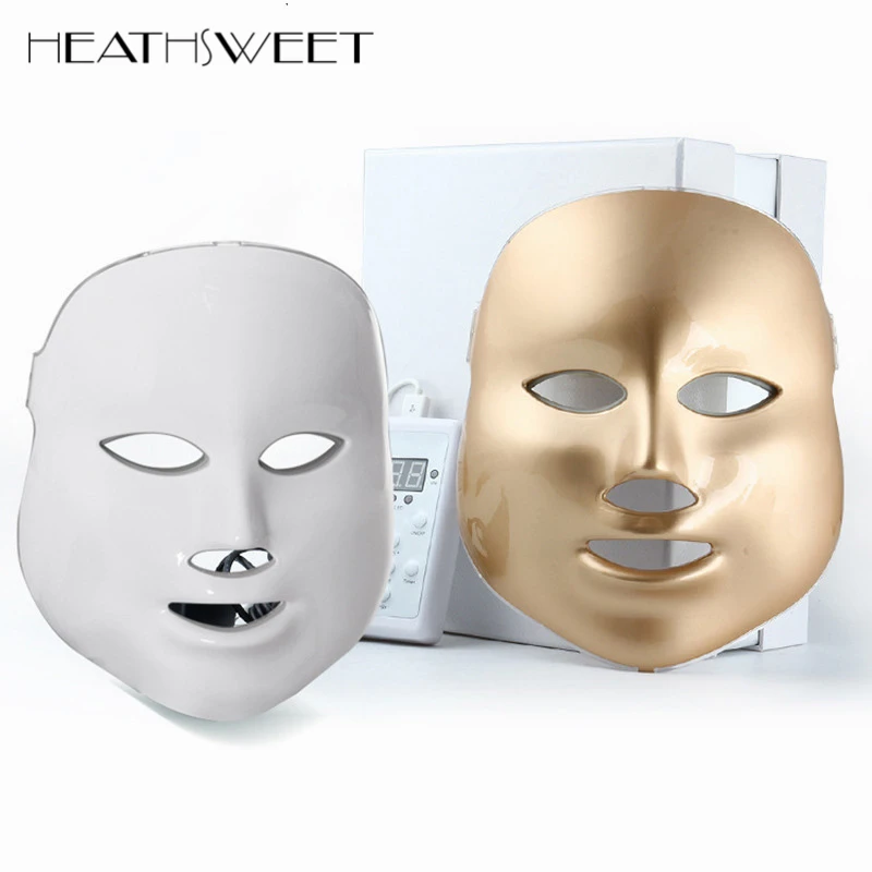 Healthsweet 3 цвета светлая фотодинамическая светодиодный маска для лица домашнего