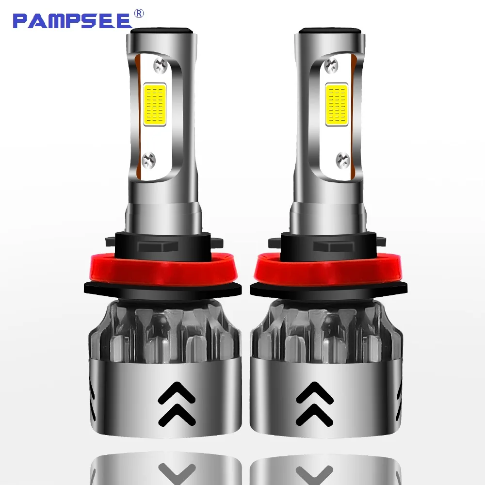 PAMPSEE mini6 80W COB Chips H11 H7 LED Car Headlight Bulbs H4 H8 H9 9005 9006 Hi-Lo Beam 8000LM Auto Headlamp Fog Light
PAMPSEE mini6 80W COB Chips H11 H7 LED Car Headlight Bulbs H4 H8 H9 9005 9006 Hi-Lo Beam 8000LM Auto Headlamp Fog Light