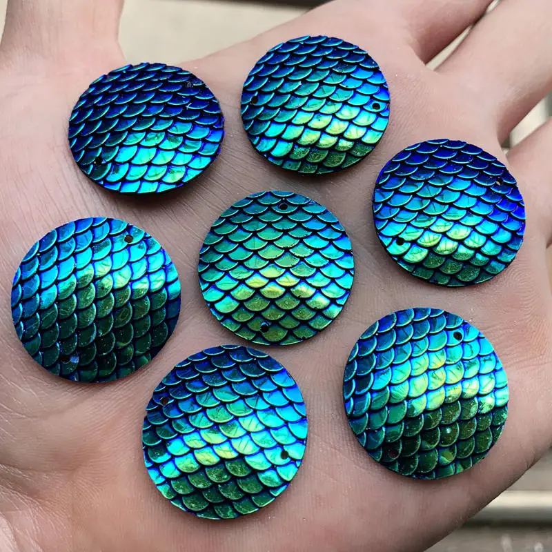 25mm 12pcs Resin Fish Scale Flatback Rhinestone Popular Round Cabochon Embellishment Scrapbooking For DIY Crafts
25mm 12pcs Resin Fish Scale Flatback Rhinestone Popular Round Cabochon Embellishment Scrapbooking For DIY Crafts