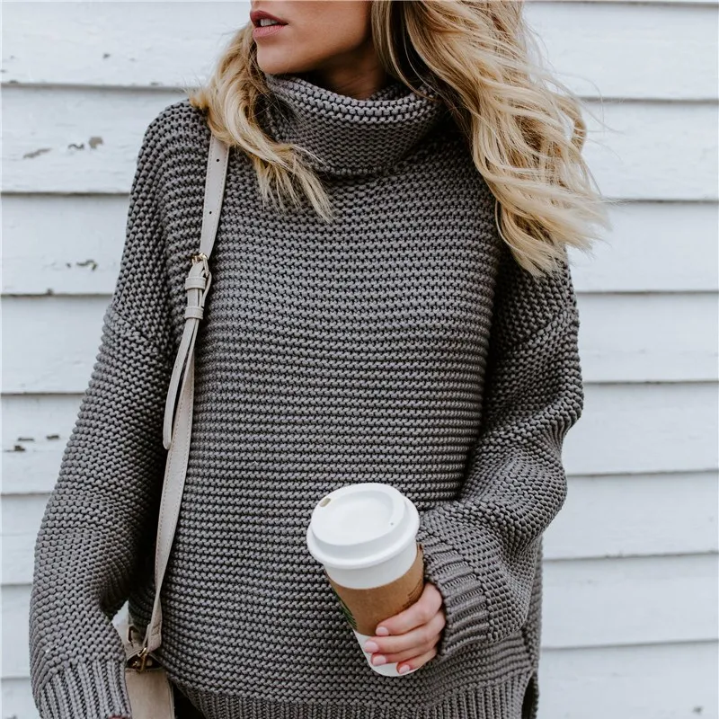 Women's Jumper Turtleneck Red Sweater Warm Christmas Sweater Casual Thick Winter Cable Knitted Oversized Sweater
Women's Jumper Turtleneck Red Sweater Warm Christmas Sweater Casual Thick Winter Cable Knitted Oversized Sweater