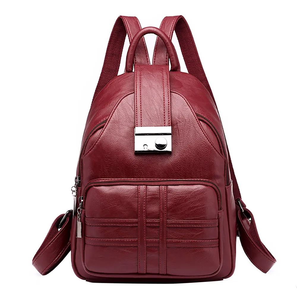 Fashion Women Backpack Leather Zipper Bag For Girl Summer Style Female Designer Backpack School Bags Large Capacity Bolsas
Fashion Women Backpack Leather Zipper Bag For Girl Summer Style Female Designer Backpack School Bags Large Capacity Bolsas