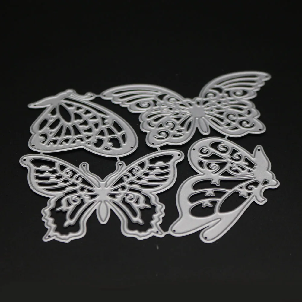 4 pcs butterfly Scrapbooking Metal Cutting Die Craft Scrapbooking Embossing Dies Cut Die Stencils DIY Card Decor
4 pcs butterfly Scrapbooking Metal Cutting Die Craft Scrapbooking Embossing Dies Cut Die Stencils DIY Card Decor