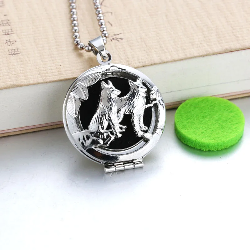 Wolf Vintage Aroma Diffuser Necklace Open Antique Lockets Pendant Perfume Essential Oil Aromatherapy Necklace With Pad 040809
Wolf Vintage Aroma Diffuser Necklace Open Antique Lockets Pendant Perfume Essential Oil Aromatherapy Necklace With Pad 040809