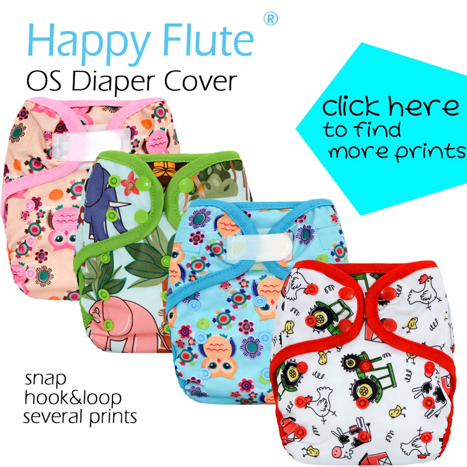 (13pcs/lot) Happy Flute OS Cloth Diaper Cover with or without Bamboo Cotton Insert, Mixed Prints,Fits 3-15kg Baby!
(13pcs/lot) Happy Flute OS Cloth Diaper Cover with or without Bamboo Cotton Insert, Mixed Prints,Fits 3-15kg Baby!