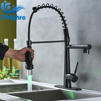LED ORB Kitchen Faucet Deck Mounted Sink Faucet Hot And Cold Water Faucets Single Handle Hole Mixer Tap Robinet Cuisine
LED ORB Kitchen Faucet Deck Mounted Sink Faucet Hot And Cold Water Faucets Single Handle Hole Mixer Tap Robinet Cuisine