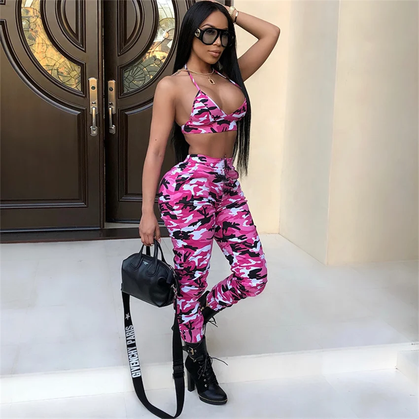 Sexy High Street Print 2 two Piece Set tracksuit Women Halter Crop Top and Pant Set Party Nightclub Outfits Streetwear beachwear
Sexy High Street Print 2 two Piece Set tracksuit Women Halter Crop Top and Pant Set Party Nightclub Outfits Streetwear beachwear