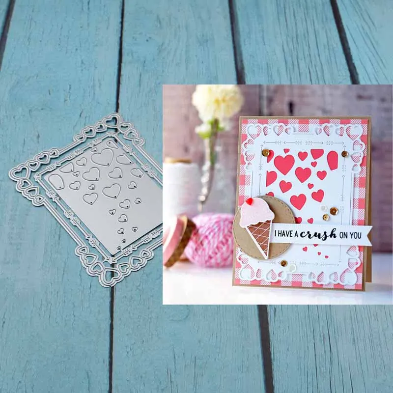 Heart background Metal Cutting Dies Stencils for DIY Scrapbook Photo Album Paper Card Decorative Craft Embossing Dies
Heart background Metal Cutting Dies Stencils for DIY Scrapbook Photo Album Paper Card Decorative Craft Embossing Dies