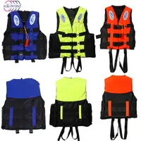 Water Sports Polyester Adult Life Jacket Universal Outdoor Swimming Boating Ski Drifting Vest Survival Suit With Whistle S-XXXL image