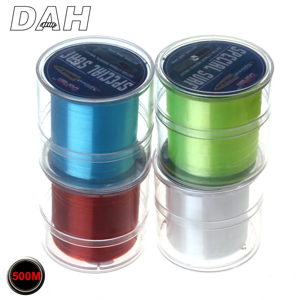 Hot sell 500M DAH Series Super Strong Monofilament Color Nylon Fishing Line good high quality 8LB 10LB 12LB 16LB 20LB 25LB 30LB
Hot sell 500M DAH Series Super Strong Monofilament Color Nylon Fishing Line good high quality 8LB 10LB 12LB 16LB 20LB 25LB 30LB