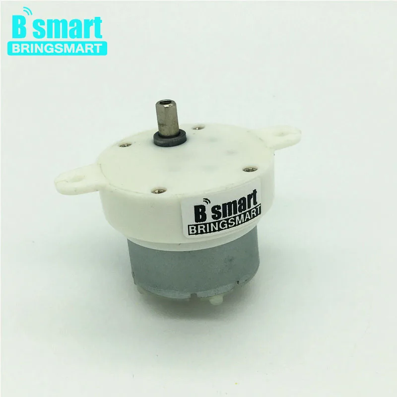 Bringsmart 400 Micro Motor 12V Low Speed 3RPM Reverse Shaft Length 8mm Micro Gearbox DC Motor For Small Fan DIY Parts
Bringsmart 400 Micro Motor 12V Low Speed 3RPM Reverse Shaft Length 8mm Micro Gearbox DC Motor For Small Fan DIY Parts