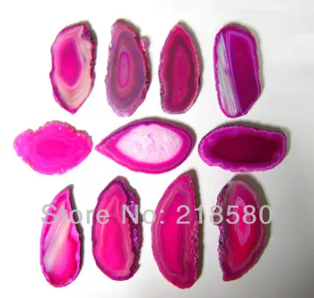H-AS01 10pcs Fuschia Hot Pink Stripped Agat Slice Beads 5cm-9cm Long Random In Shape
H-AS01 10pcs Fuschia Hot Pink Stripped Agat Slice Beads 5cm-9cm Long Random In Shape