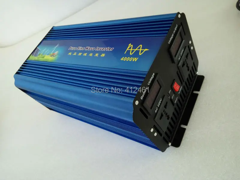Digital Display 4000W Full Power 8000w peak power generator household high efficiency pure sine wave solar power inverter
Digital Display 4000W Full Power 8000w peak power generator household high efficiency pure sine wave solar power inverter