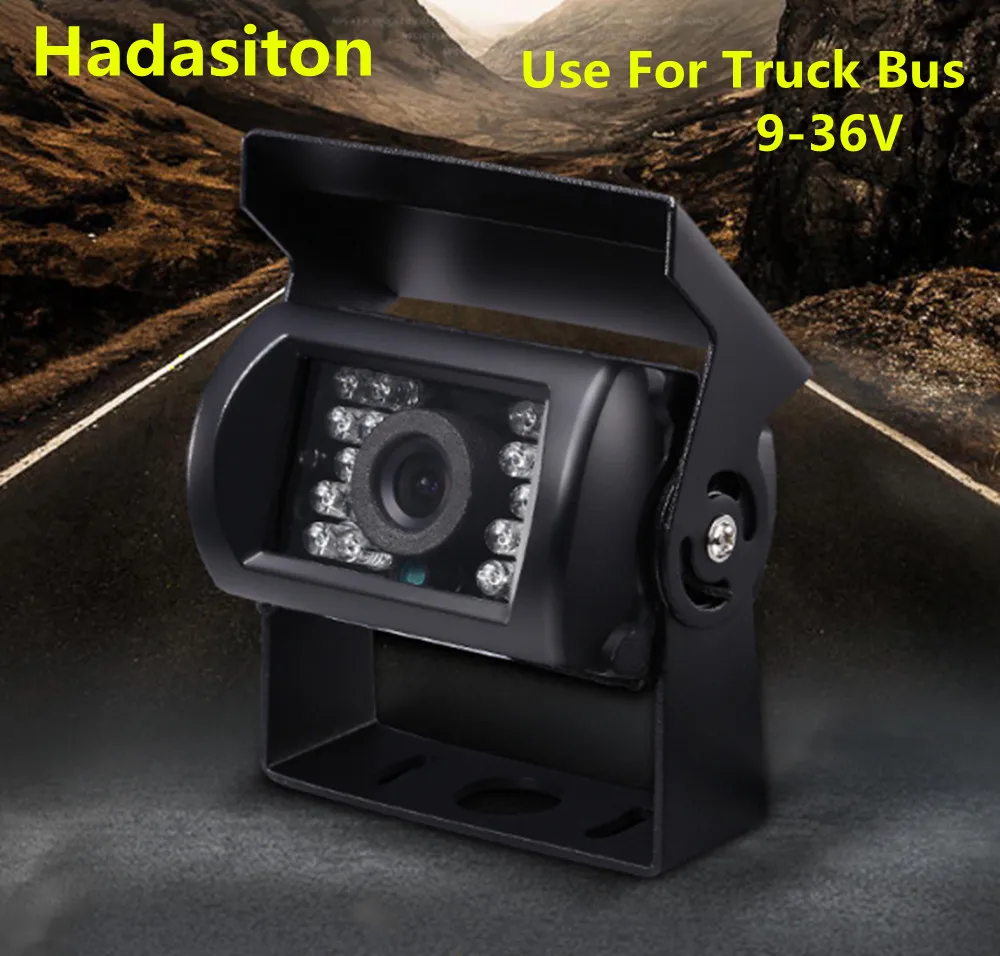 Waterproof Car Front / Rearview Camera Vehicle Backup Camera 18 IR Night Vision 9-36V Use for Truck Bus
Waterproof Car Front / Rearview Camera Vehicle Backup Camera 18 IR Night Vision 9-36V Use for Truck Bus