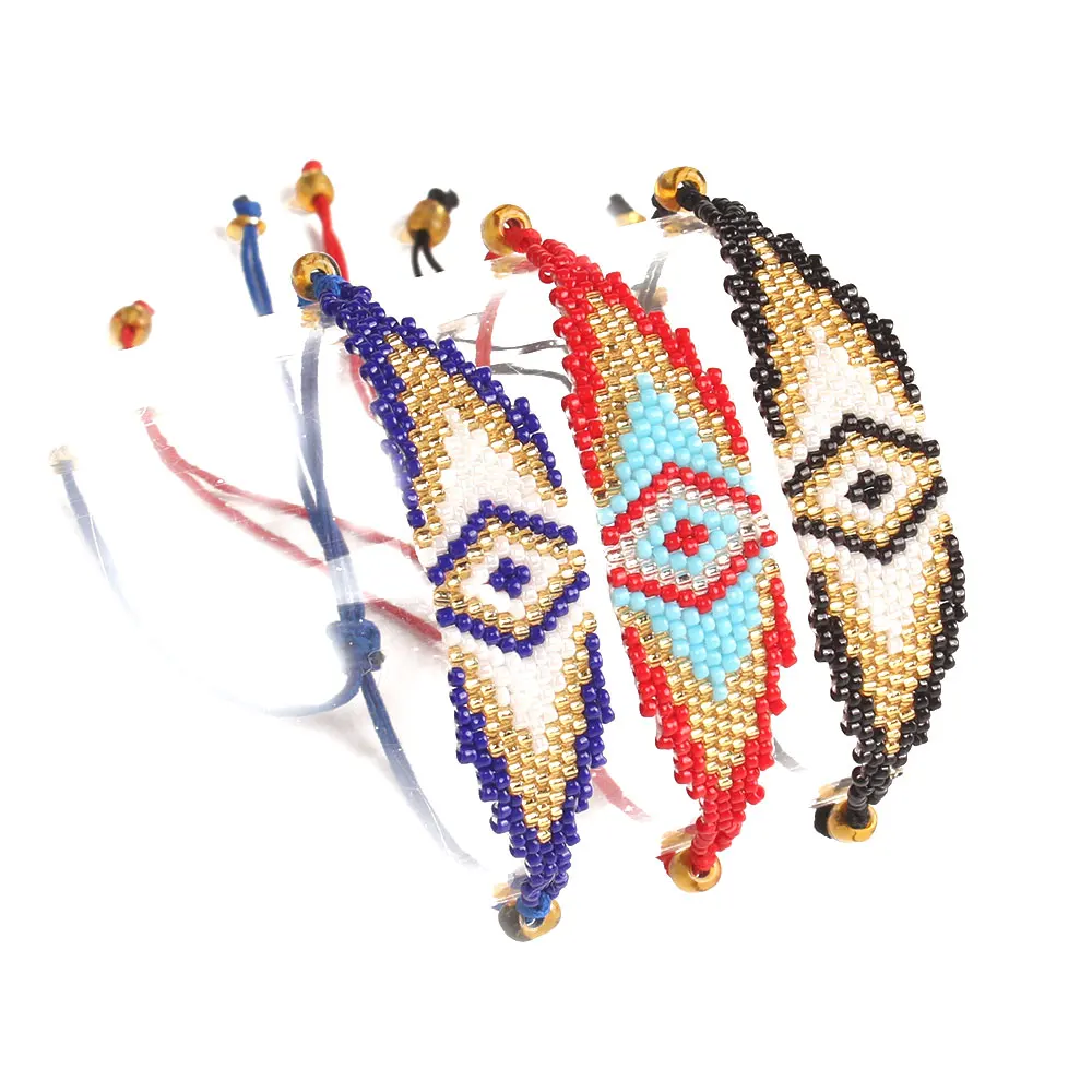 SHINUSBOHO Hand Woven Double Layer Eyes Bracelet Men Miyuki Devil's Eye Bracelet for Women Fashion Gift Lucky Jewelry Charm
SHINUSBOHO Hand Woven Double Layer Eyes Bracelet Men Miyuki Devil's Eye Bracelet for Women Fashion Gift Lucky Jewelry Charm