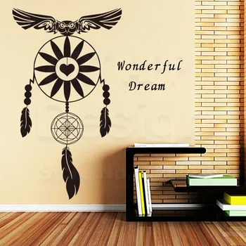 Art New Design house decor Vinyl Dream Catcher Wall Decals removable PVC home decoration colorful animal owl religion Sticker
Art New Design house decor Vinyl Dream Catcher Wall Decals removable PVC home decoration colorful animal owl religion Sticker