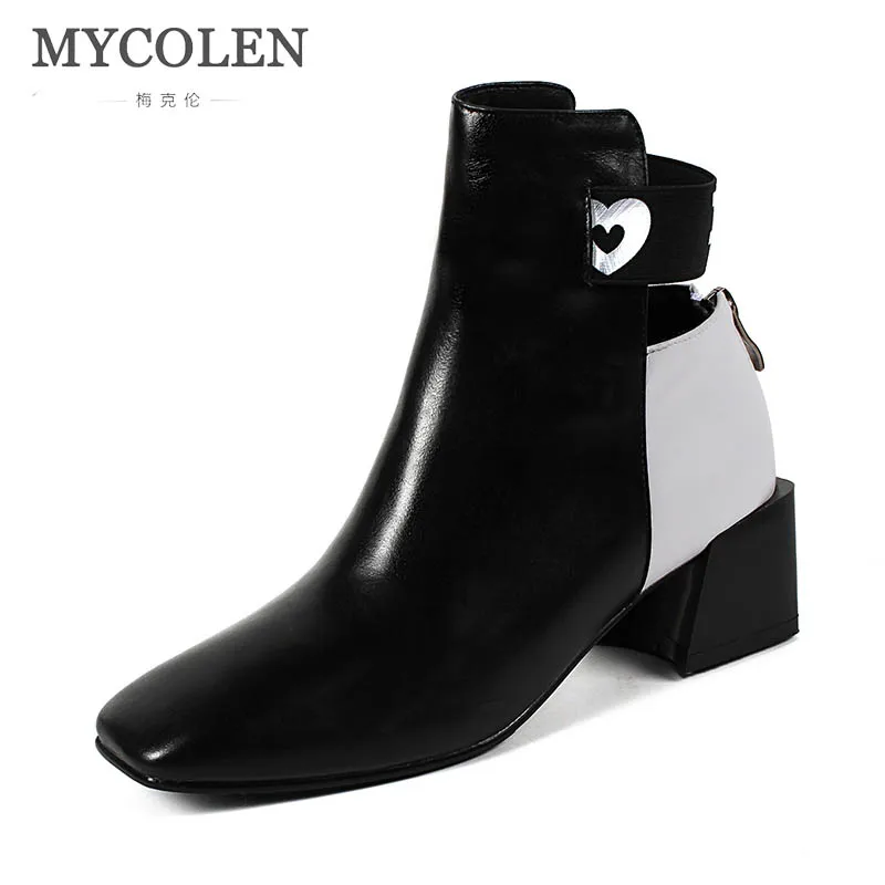 MYCOLEN 2019 Newest Ankle Women Thick High Heels Comfort Chelsea Boots Ladies Winter Boots Sepatu Boots Wanita
MYCOLEN 2019 Newest Ankle Women Thick High Heels Comfort Chelsea Boots Ladies Winter Boots Sepatu Boots Wanita