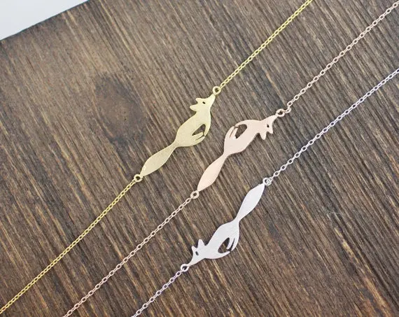 1PCS- Cute Forest Running Fox Bracelets Simple 3d Animal Fox Face Bracelet Tiny Fox Tail Bracelets For Women
1PCS- Cute Forest Running Fox Bracelets Simple 3d Animal Fox Face Bracelet Tiny Fox Tail Bracelets For Women
