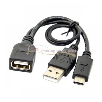 USB 2.0 Female to Type-C USB 3.1 USB-C OTG Data Power Cable for Cell Phone & Tablet & Lap top & Mac book Pro & Hard Disk Drive
USB 2.0 Female to Type-C USB 3.1 USB-C OTG Data Power Cable for Cell Phone & Tablet & Lap top & Mac book Pro & Hard Disk Drive