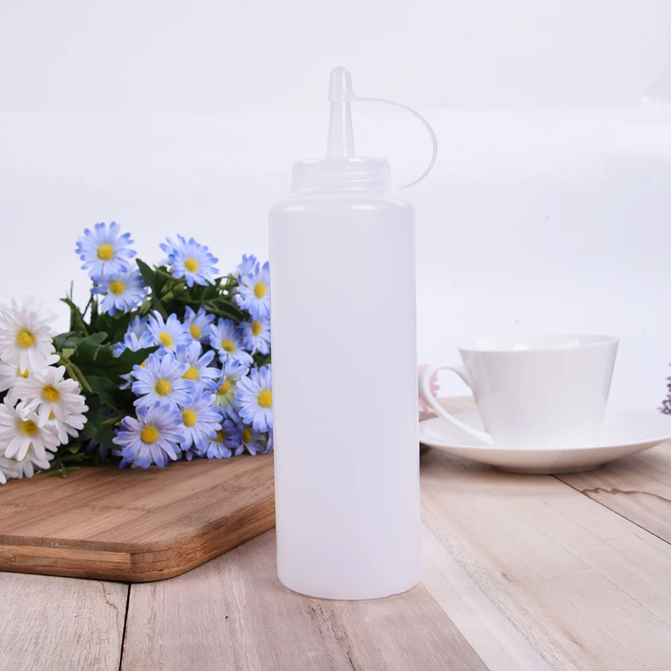 Kunststoff Squeeze Flasche Würze Spender Sauce Essig Öl Ketchup Menage Weiß Kapazität Küche Ätherisches Werkzeuge Kunststoff Squeeze Flasche Würze Spender Sauce Essig Öl Ketchup Menage Weiß Kapazität Küche Ätherisches Werkzeuge