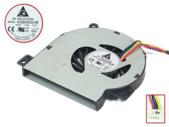 4-проводной охлаждающий вентилятор Delta Electronics KSB0505HB постоянный ток 77 5 В 0 40 А |