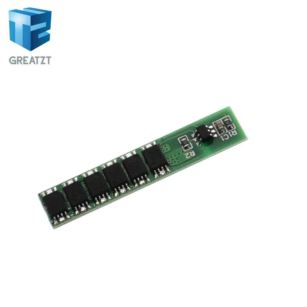 GREATZT 1S 15A 3.7V Li-ion 6MOS BMS PCM Battery Protection Board PCM for 18650 Lithium Lion Battery
GREATZT 1S 15A 3.7V Li-ion 6MOS BMS PCM Battery Protection Board PCM for 18650 Lithium Lion Battery