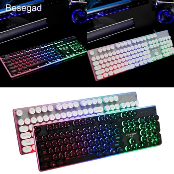 Vococal LED Wired Backlit Gaming Keyboard Keypad Key Board 108keys for Desktop Laptop Computer Overwatch Dota Lol Csgo Fallout
Vococal LED Wired Backlit Gaming Keyboard Keypad Key Board 108keys for Desktop Laptop Computer Overwatch Dota Lol Csgo Fallout