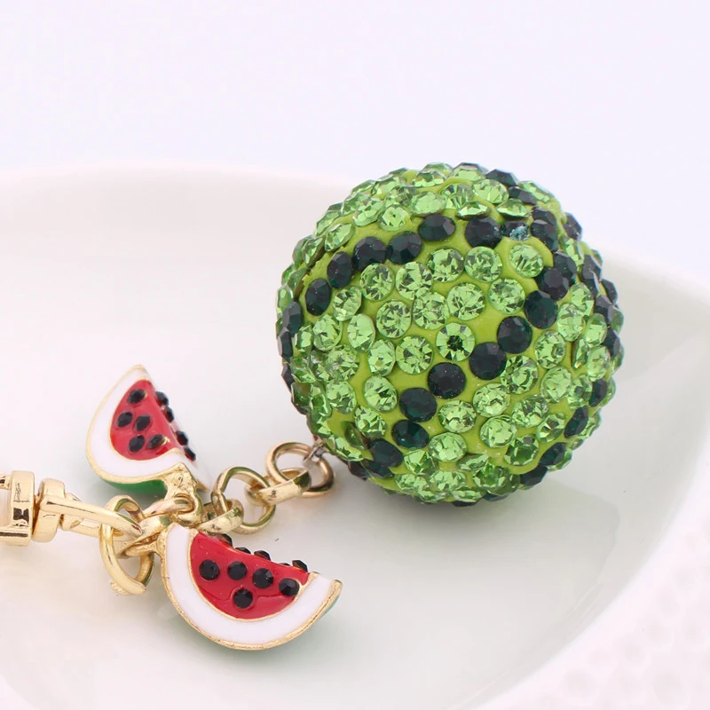 Crystal Rhinestone Alloy Keychain For Women Handbag Lovely watermelon Rhinestone Key Ring Car Key Holder Chaveiro Charm jewelry
Crystal Rhinestone Alloy Keychain For Women Handbag Lovely watermelon Rhinestone Key Ring Car Key Holder Chaveiro Charm jewelry