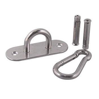 3pcs M9 Ceiling Hook Hammock Swing Hook Indoor Outdoor Carabiners with Expansion Screws for Yoga Swing Chair Hammock Hanging
3pcs M9 Ceiling Hook Hammock Swing Hook Indoor Outdoor Carabiners with Expansion Screws for Yoga Swing Chair Hammock Hanging