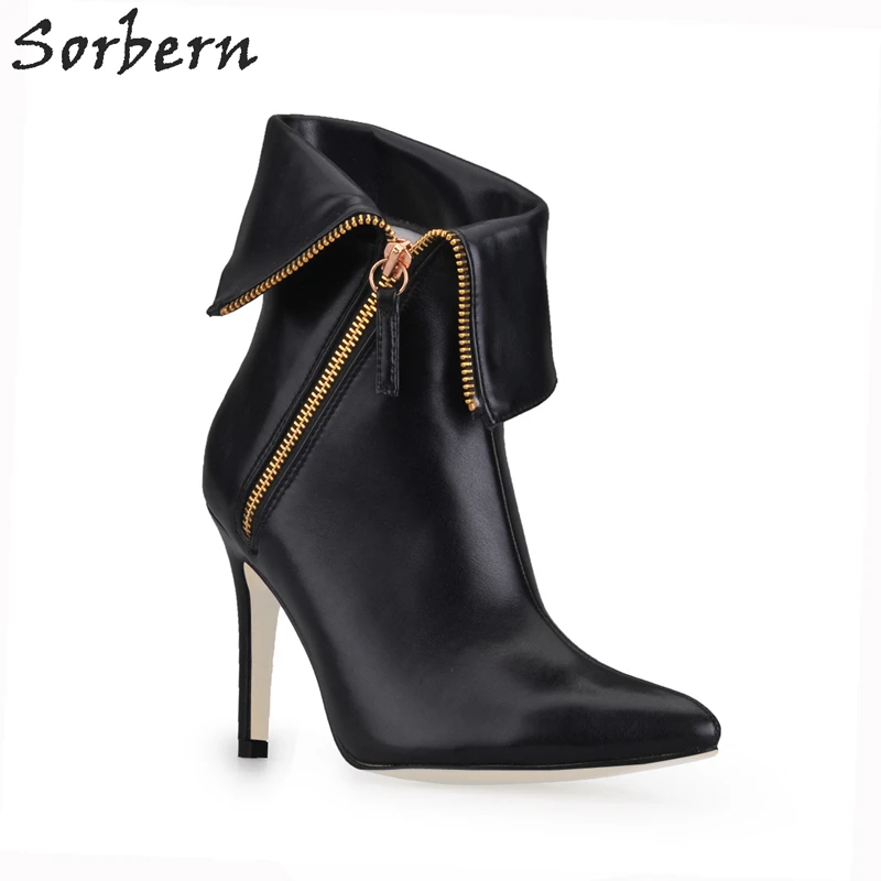 Sorbern Custom Color Pointed Toe Women Boots High Heels Stilettos New 2018 Warm Winter Shoes Ladies Size 43 Ankle Boots
Sorbern Custom Color Pointed Toe Women Boots High Heels Stilettos New 2018 Warm Winter Shoes Ladies Size 43 Ankle Boots