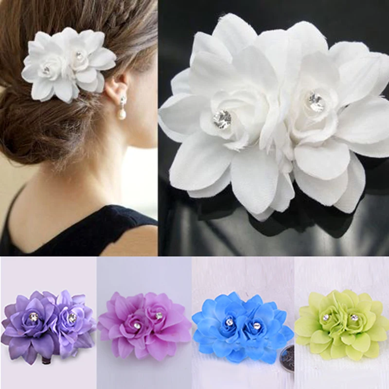Hot Sale 5 Colors Bridal Wedding Party Women Beauty Crystal Rhinestone Flower Petal Hair Pin Hair Clip
Hot Sale 5 Colors Bridal Wedding Party Women Beauty Crystal Rhinestone Flower Petal Hair Pin Hair Clip