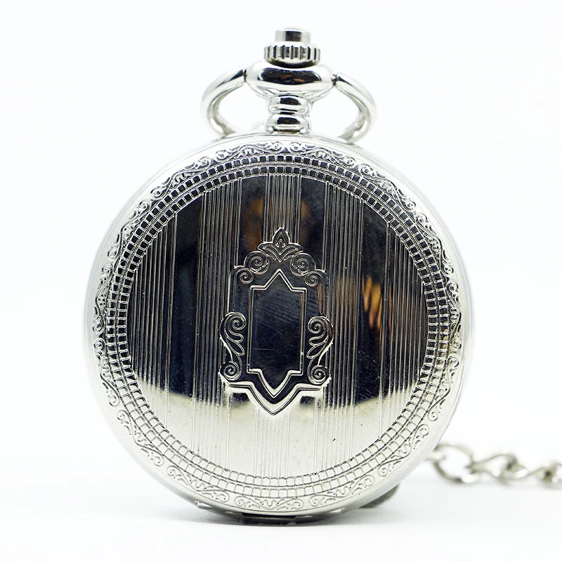 Hot Sale Silver Steampunk Mechanical Pocket Watch Roman Numbers Stainless Steel Fob Chain Watches for Men Women
Hot Sale Silver Steampunk Mechanical Pocket Watch Roman Numbers Stainless Steel Fob Chain Watches for Men Women