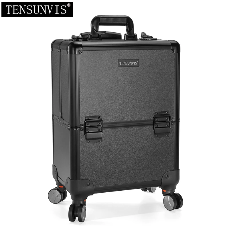 TENSUNVIS Professional Rolling Makeup Case Cosmetic Train Box Trolley black
TENSUNVIS Professional Rolling Makeup Case Cosmetic Train Box Trolley black