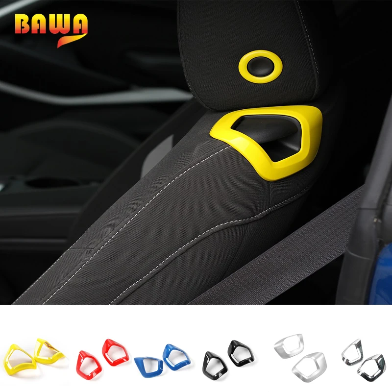 HANGUP Car Seat Backrest Manual Adjustment Handle Trim Sticker ABS Interior Accessories For Chevrolet Camaro 2017 Up Car Styling
HANGUP Car Seat Backrest Manual Adjustment Handle Trim Sticker ABS Interior Accessories For Chevrolet Camaro 2017 Up Car Styling