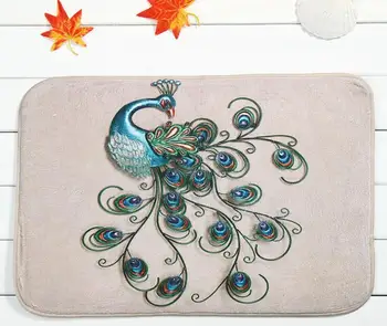 40*60cm Colorful Peacock Bath Mats Anti-Slip Rugs Coral Fleece Carpet For Bathroom Bedroom Doormat Online
40*60cm Colorful Peacock Bath Mats Anti-Slip Rugs Coral Fleece Carpet For Bathroom Bedroom Doormat Online