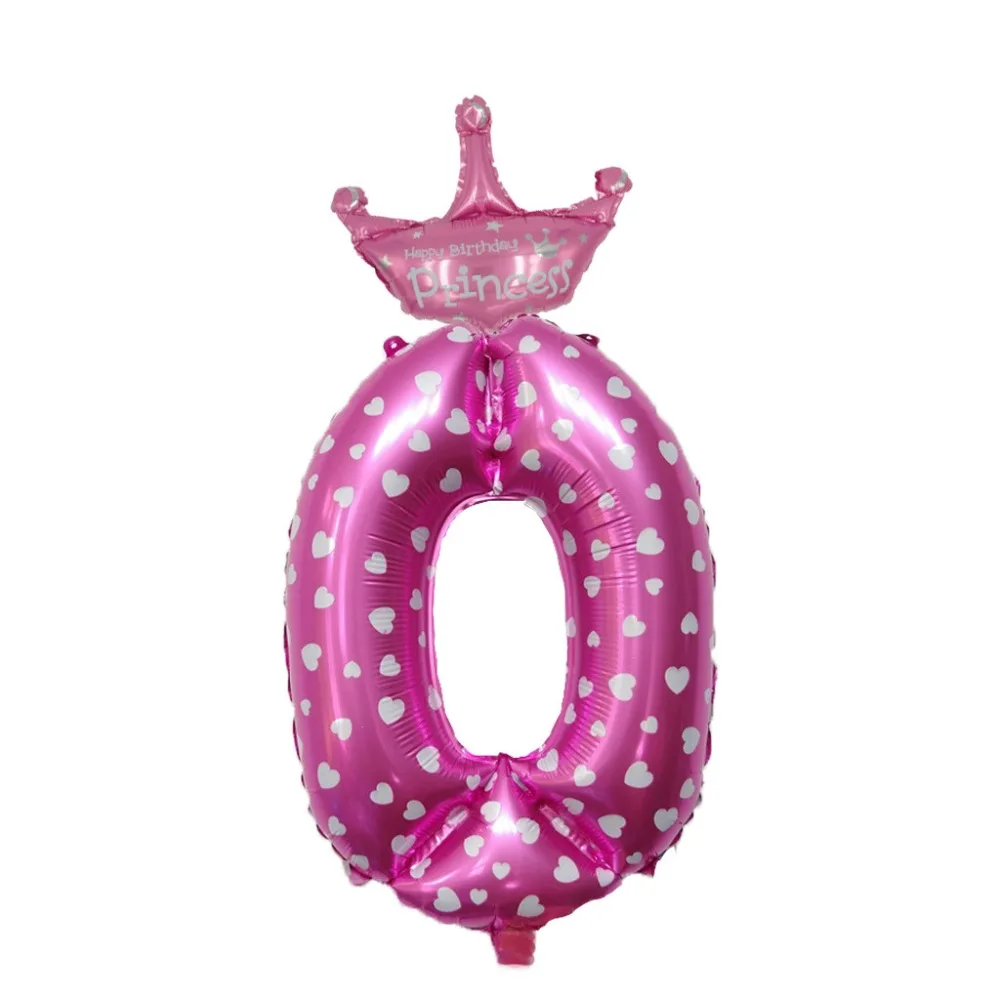 32 Inch Number 0-9 Foil Balloons for Baby Boy/Girl Shower Blue/Pink Crown Digit Balloons Birthday Party Wedding Supplies Decor
32 Inch Number 0-9 Foil Balloons for Baby Boy/Girl Shower Blue/Pink Crown Digit Balloons Birthday Party Wedding Supplies Decor