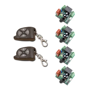 Hot Sales AV220V Wireless Remote Control Switch with 4-key Mini Remote Kit For Light and Garage Door Home
Hot Sales AV220V Wireless Remote Control Switch with 4-key Mini Remote Kit For Light and Garage Door Home