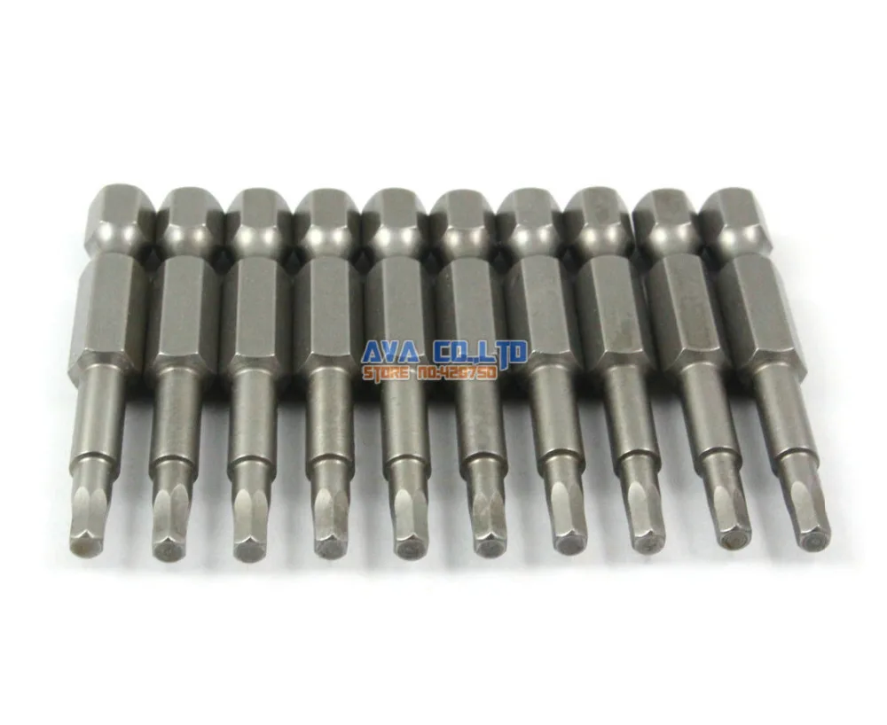 10 Pieces Magnetic Hexagon Screwdriver Bit S2 Steel 1/4" Hex Shank 50mm Long H3 Tip (50mm x H3)
10 Pieces Magnetic Hexagon Screwdriver Bit S2 Steel 1/4" Hex Shank 50mm Long H3 Tip (50mm x H3)