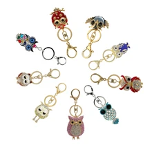 Fashion Owl Series Key Chain on the Bag Owl Family Crystal Alloy Key Ring on Car Keys Holiday Birthday Gift
Fashion Owl Series Key Chain on the Bag Owl Family Crystal Alloy Key Ring on Car Keys Holiday Birthday Gift