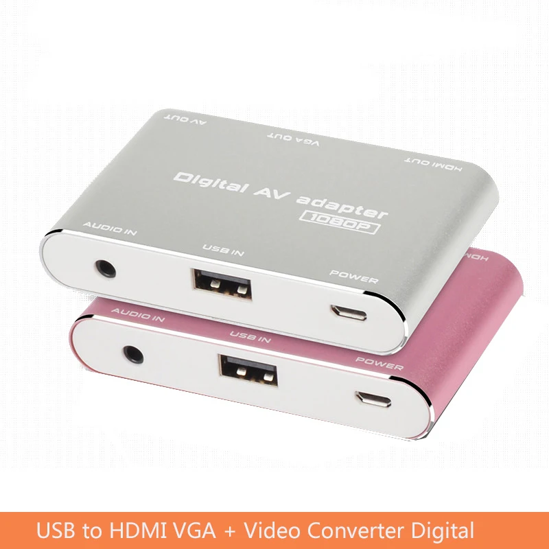 USB Audio Adapter USB To HDMI-compatible VGA Video Converter Digital AV Adapter For iPhone 6S Plus Samsung iOS Android Windows
USB Audio Adapter USB To HDMI-compatible VGA Video Converter Digital AV Adapter For iPhone 6S Plus Samsung iOS Android Windows