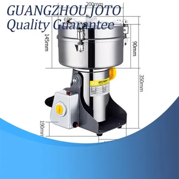 1000G Medicine Grinder 550W Rated Power Big Power Electric Grinding Mill Machine
1000G Medicine Grinder 550W Rated Power Big Power Electric Grinding Mill Machine