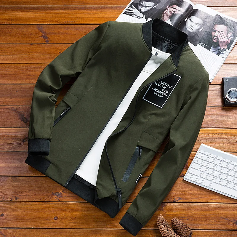 2019 Autumn Winter Jackets Mens Pilot Bomber Jacket Male Fashion Baseball Hip Hop Streetwear Coats Slim Fit Coat Brand Clothing
2019 Autumn Winter Jackets Mens Pilot Bomber Jacket Male Fashion Baseball Hip Hop Streetwear Coats Slim Fit Coat Brand Clothing