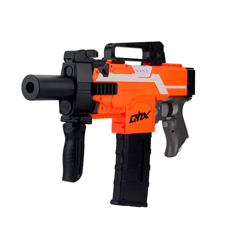 Automatic Electric Soft Bullet Toy Gun Launcher Gun Weapon Outdoor Game Armas Orange Plastic Machine Gun
Automatic Electric Soft Bullet Toy Gun Launcher Gun Weapon Outdoor Game Armas Orange Plastic Machine Gun