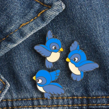 3pcs/set Mini Blue Bird Brooch Cartoon Animals Enamel Pins Women Men Denim Jackets Shirts Lapel Pin Collection Badges Kids Gifts
3pcs/set Mini Blue Bird Brooch Cartoon Animals Enamel Pins Women Men Denim Jackets Shirts Lapel Pin Collection Badges Kids Gifts
