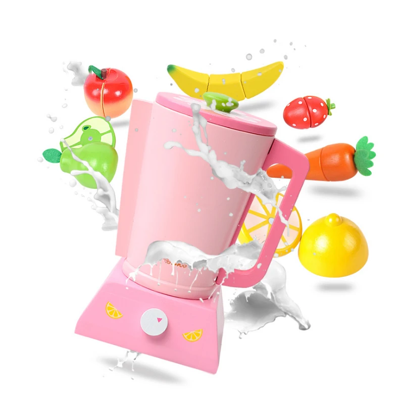Children Wooden Pretend Juicer Toys Simulation Role Play Vegetable and Fruit Cut Set for Girl Gifts
Children Wooden Pretend Juicer Toys Simulation Role Play Vegetable and Fruit Cut Set for Girl Gifts