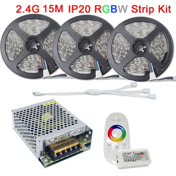 DC12V 20M RGBW Fita De LED Tape IP20 RGB White Warm White Non Waterproof 15M 10M Full Kit 2.4G RF RGBW Controller Remote AC Powe
DC12V 20M RGBW Fita De LED Tape IP20 RGB White Warm White Non Waterproof 15M 10M Full Kit 2.4G RF RGBW Controller Remote AC Powe