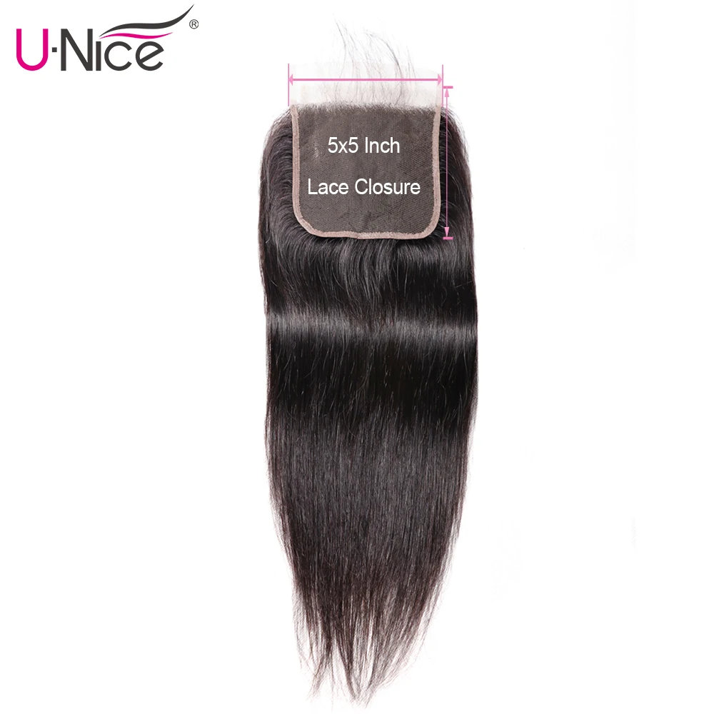 Unice Hair Brazilian Straight Human Hair Closure With Baby Hair 5x5 Lace Closure Free Part Swiss Lace Remy Hair Extension
Unice Hair Brazilian Straight Human Hair Closure With Baby Hair 5x5 Lace Closure Free Part Swiss Lace Remy Hair Extension