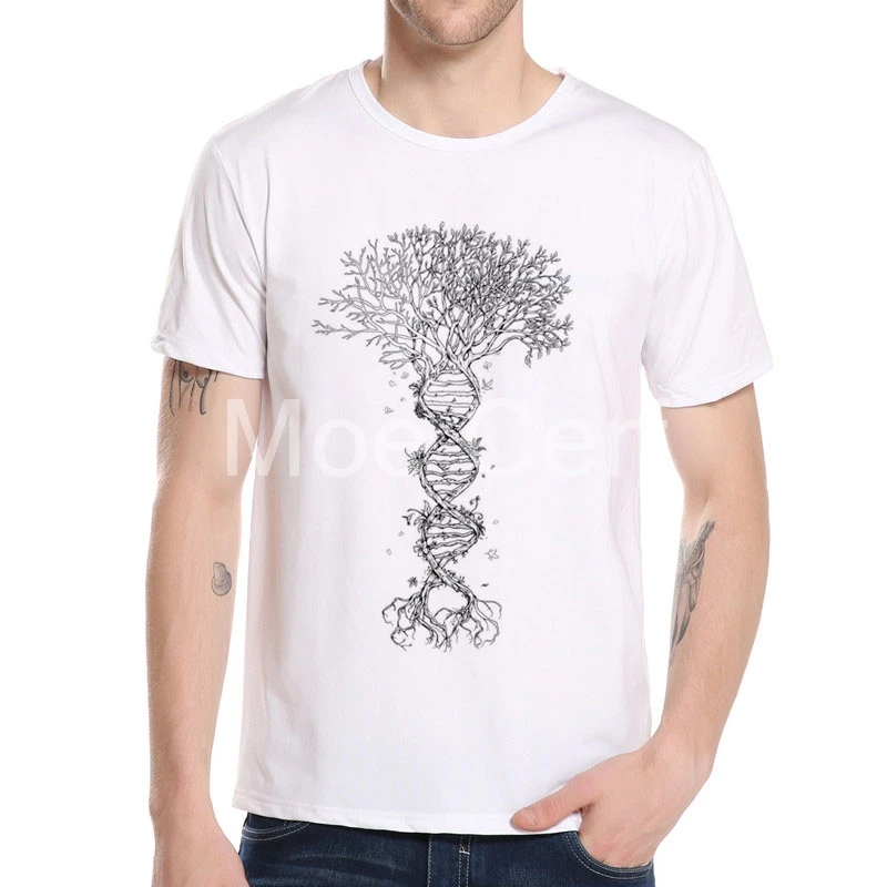 2019 Summer New Fashion DNA Tree Design T-shirt Science / Physical Top Tee Novelty Cool Male Casual Brand Clothing L8-A-11
2019 Summer New Fashion DNA Tree Design T-shirt Science / Physical Top Tee Novelty Cool Male Casual Brand Clothing L8-A-11